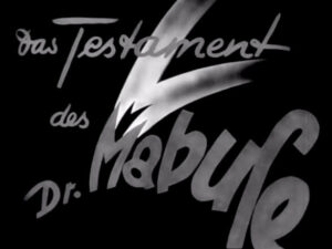 The Testament of Dr. Mabuse