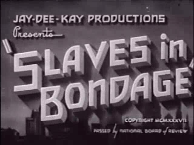 Slaves in bondage