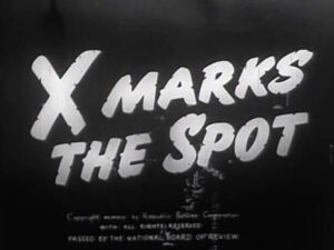 X Marks the Spot