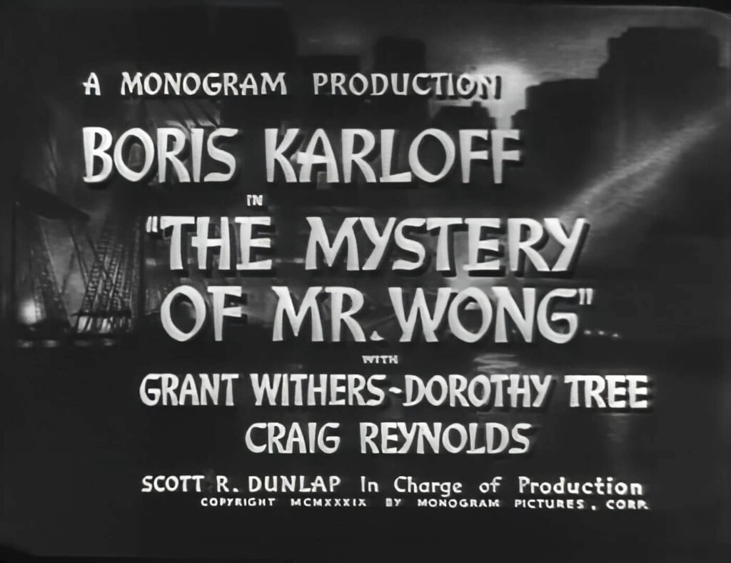 Mystery of mr wong