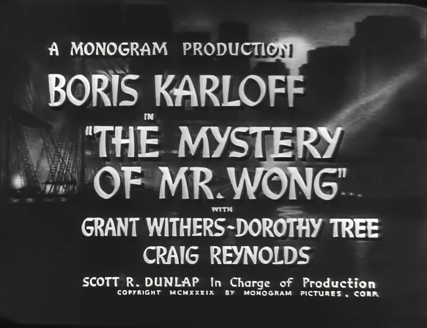 The Mystery of Mr. Wong