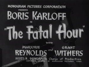 The Fatal Hour