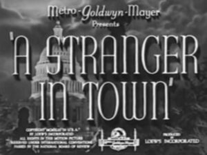 A Stranger In Town
